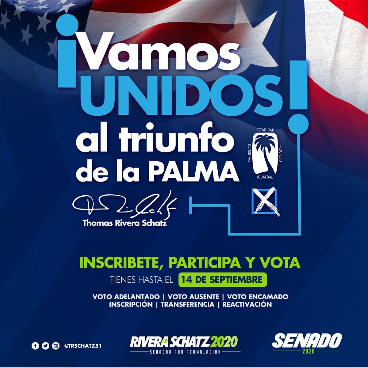 trschatz51's tweet photo. ¡Vamos UNIDOS al triunfo de la Palma! https://t.co/J3XiJTBMeV