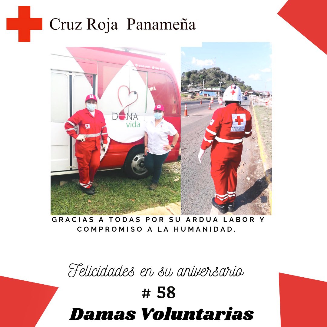 CRPLaChorrera's tweet photo. Felicidades a nuestras Damas Voluntarias en su aniversario #58 https://t.co/uJYlR2eZP8