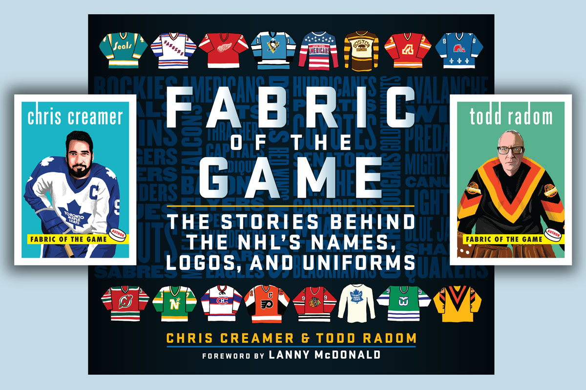 Chris Creamer Sportslogos Net On Twitter Three Years In The Making Sportslogosnet And Toddradom Have Teamed Up To Write Fabric Of The Game The Stories Behind The Nhl S Names Logos And Uniforms