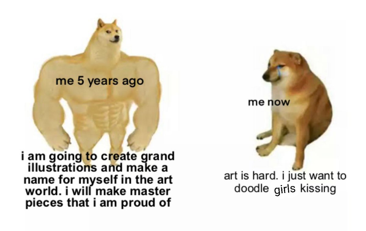 b0nebat's tweet photo. I saw this one meme but decided to make it so I could relate more https://t.co/P44Be9U27s