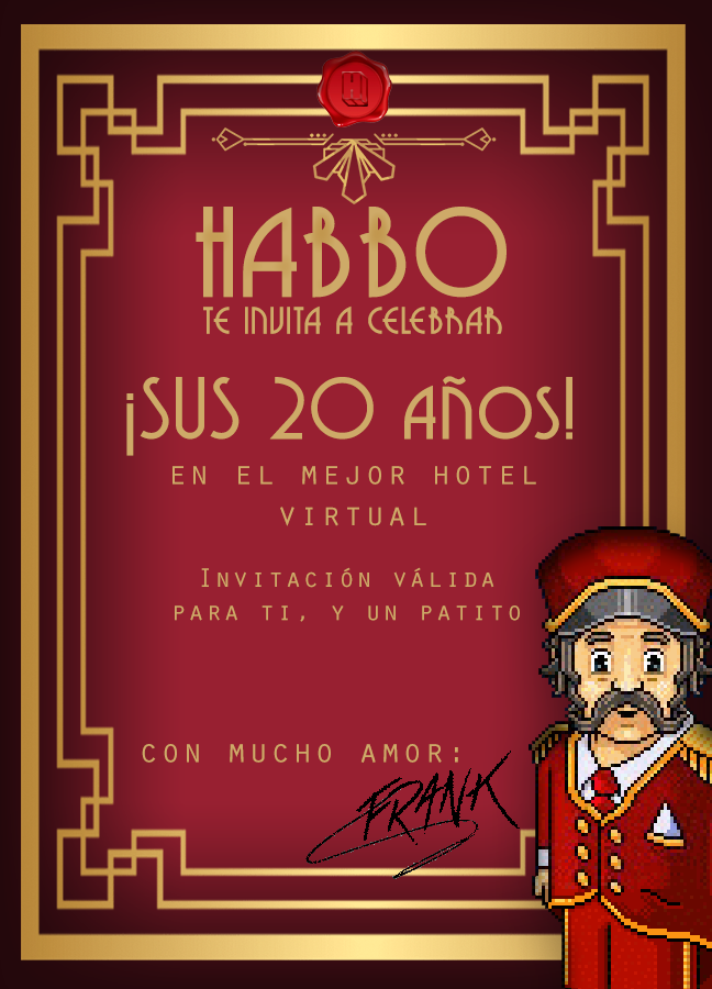 ESHabboSecurity's tweet photo. ¡Felicidades a nuestros talentosos diseñadores, por haber resultado justos ganadores en el concurso de Posters 20 Aniversario de @ESHabbo!👏Nos enorgullece tener a gente tan valiosa en nuestro equipo y que la comunidad conozca más de vosotros😍@NoLimitsHabbo @ESReth @BeauthyAlien https://t.co/yQ01INpKgV