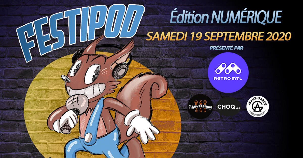 On organise une édition NUMÉRIQUE du <a href="/FestiPod/">FestiPod</a>! Le SAMEDI 19 Septembre 2020 via notre Page Facebook: facebook.com/FestiPod #Festipod
