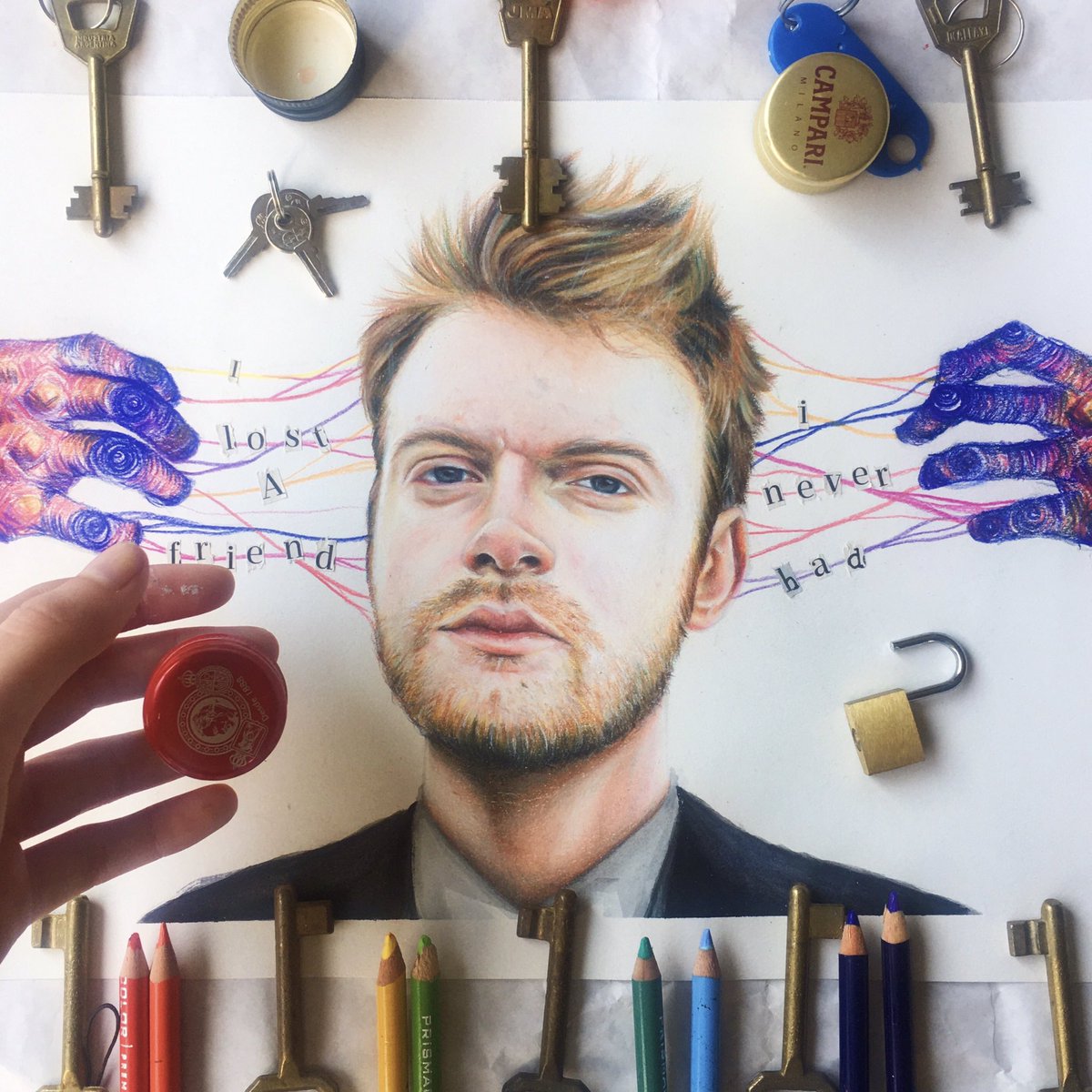FranTraini's tweet photo. @finneas @iHeartRadio I made this drawing🥺 https://t.co/GYQ50MDeoq