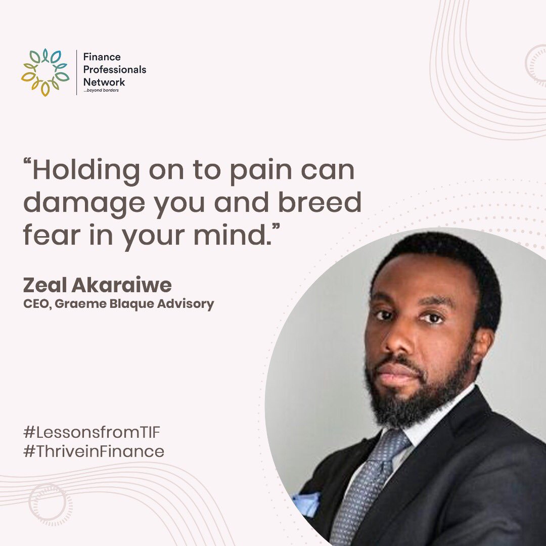 FinProNetwork's tweet photo. Holding on to pain can damage you and breed fear in your mind.
Did you miss our thrive in finance webinar?
Click the link below to get a view
https://t.co/CIKL8op9sy
#finance #thriveinfinance #investmentbanking #finpronetwork #YouTube https://t.co/aY07KRWYTG