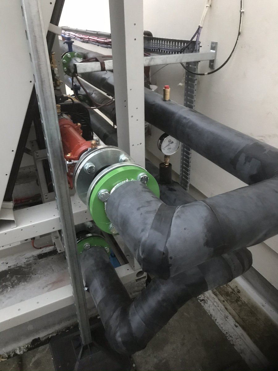 FlowtechM's tweet image. Edinburgh - Daikin chiller install using 67mm xpress fittings