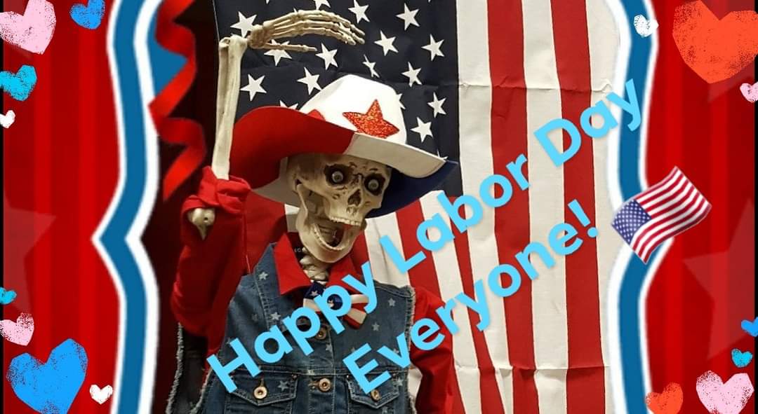SkellyIce's tweet photo. #HappyLaborDay #LaborDay #SkellyStyle https://t.co/qJ5Xqn7vms