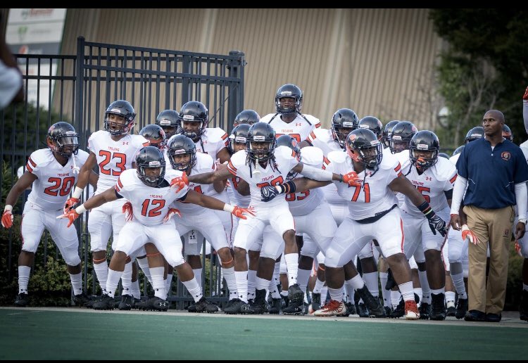 They are just waiting for me to say ‘sick em’!! #StayonGo #Blue #Trojans