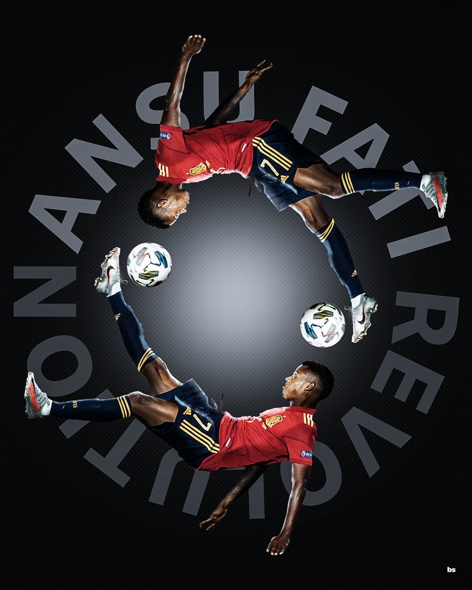 b_spiders's tweet photo. It is Ansu Fati a revolution? #AnsuFati #FCBarcelona #Selección #EspanaUcrania https://t.co/Mz5vLUNPrX