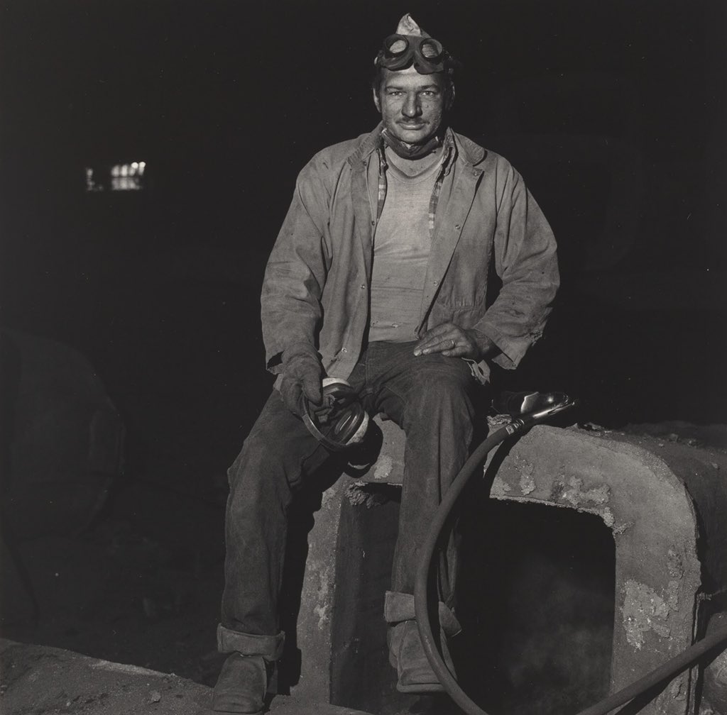 Oral historian Michael Frisch recorded the subjects speaking about their work and lives, and their words were later published with the images in the book “Portraits in Steel.”