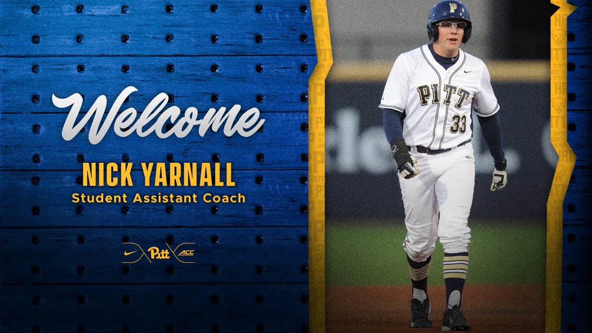 Pitt_BASE's tweet photo. Happy to announce the additions of former MLB All-Star Devin Mesoraco (volunteer assistant &amp; #ProPanther @NickYarnall33 (student assistant) to our coaching staff!

https://t.co/XAPl26j5kT

#H2P https://t.co/tUkFDx7hSI