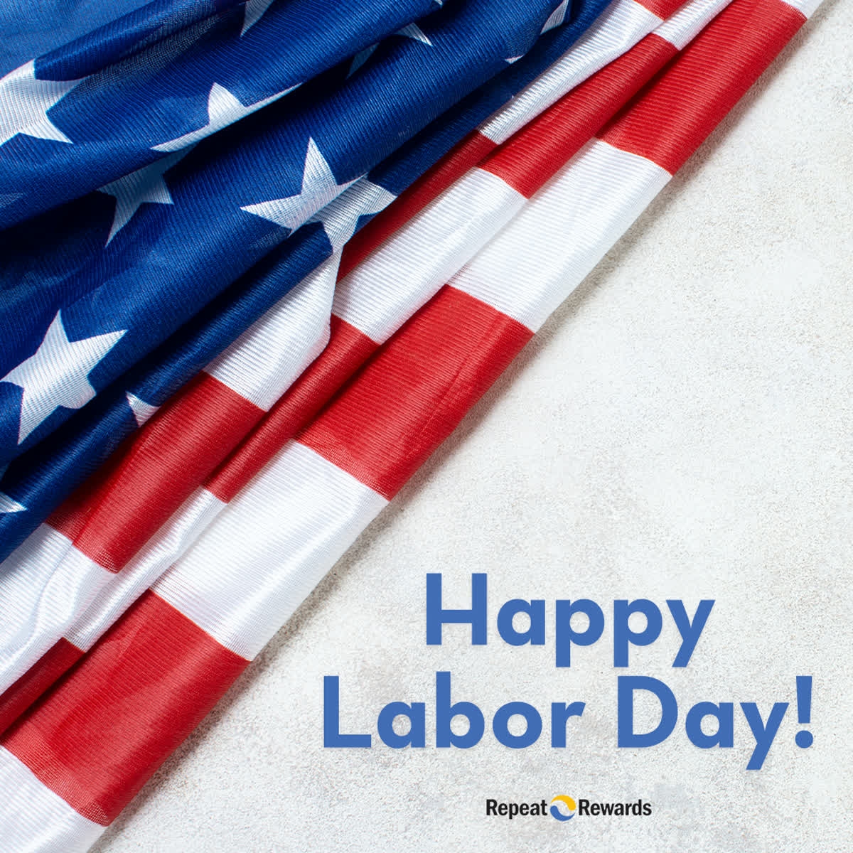 RepeatRewards's tweet image. On behalf of all of us here at Repeat Rewards, we’d like to wish everyone a happy and safe Labor Day!