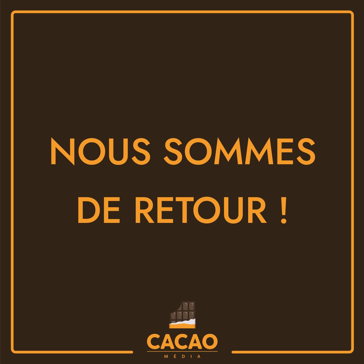 Cacao_media's tweet photo. Cacao Média, ton média qui te fait du bien au moral est de retour ! 
Nous vous souhaitons une bonne année scolaire 2020-2021. 
Nous vous accompagnerons dans votre année avec notre contenu motivant et inspirant. 
Plus de détails ici :
https://t.co/NGyVMGRYKy https://t.co/xWIZustD4f