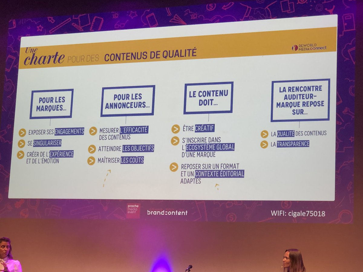 charter des contenus de qualité par <a href="/ReworldMediaC/">Reworld MediaConnect</a> #grandprixdubrandcontent #brand #brandvalue