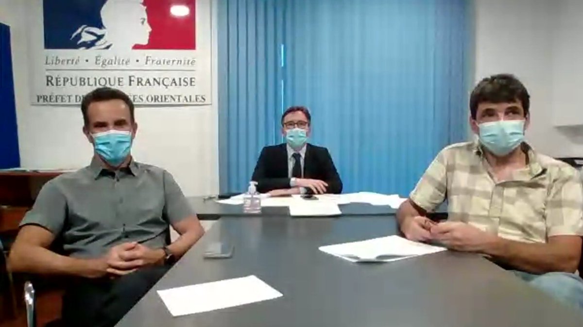 Prefet66's tweet photo. 🚨Le département passe en zone rouge, zone de circulation élevée de la #Covid19
🌡 Un 39ème centre de prélèvement a ouvert au centre culturel de Cabestany

Plus d'informations en visionnant les derniers Facebook live 
https://t.co/XU9nkViCyO
https://t.co/cQVKODvqKv https://t.co/HSnT3EwMNA