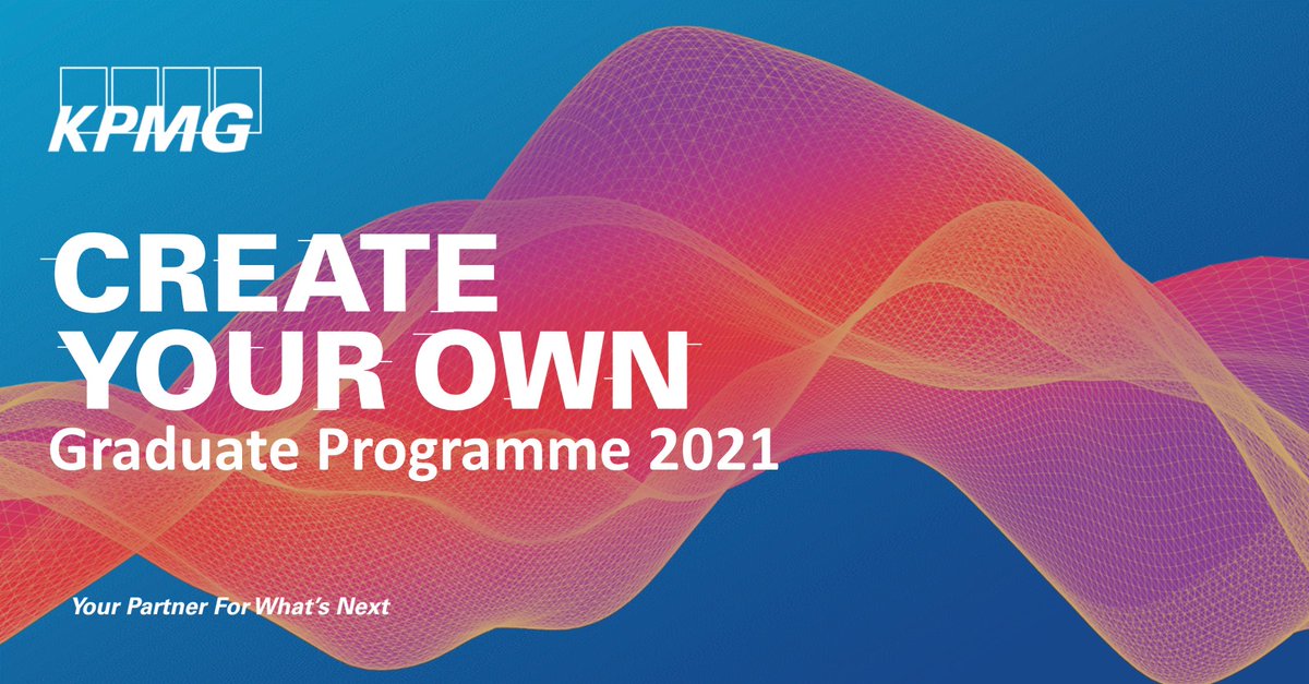 Our 2021 <a href="/KPMG_Ireland/">KPMG Ireland</a> #GraduateProgramme is now LIVE and accepting applications! It's a career decision that you won't regret. Apply today and keep an eye on updates throughout the coming weeks! kpmg.ie/careers/gradua…  #KPMGLife #GraduateRecruitment #GradProgramme #WeAreHiring