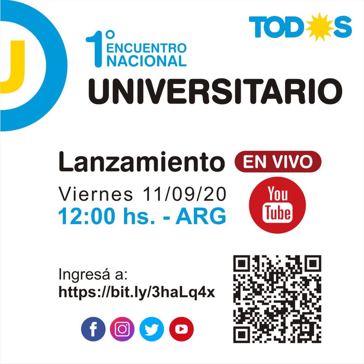 1er Encuentro Nacional Universitario #Frentedetodos <a href="/FrenteDeTodos/">Dennis</a>