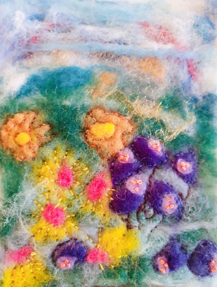 MakingStreet's tweet photo. Only a few of our free postcard kits left now. This beautiful felt was made with one of our kits. If you live in the Boston and South Holland area you can sign up here 👉🏻 https://t.co/fxKqEthLGd https://t.co/PdW4bwFiw3