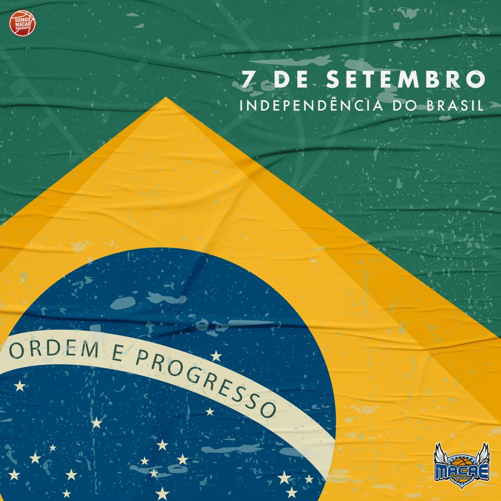 BasqueteMacae's tweet photo. 🇧🇷💚 INDEPENDÊNCIA DO BRASIL ⁣
⁣
A cada dia essa independência se renova, e seguimos buscando por uma país melhor. Juntos, podemos fazer muito mais! ⁣
⁣
#MacaeBasquete⁣
#IndependenciaDoBrasil ⁣
#JuntosSomosMaisFortes https://t.co/je4d4g5Y23
