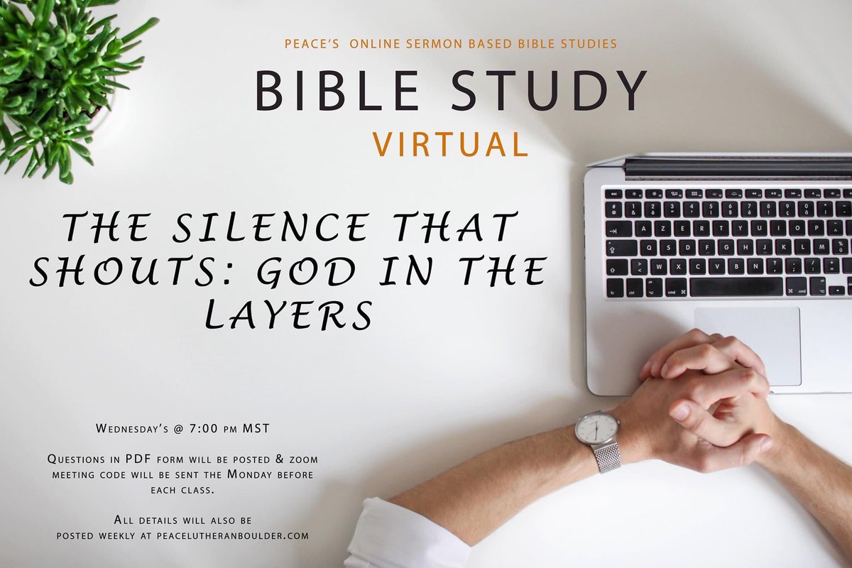 PeaceBoulder's tweet photo. Join us Wednesdays for a virtual Bible study. https://t.co/bHJ9Ia1pSa https://t.co/skzSWuNUoy