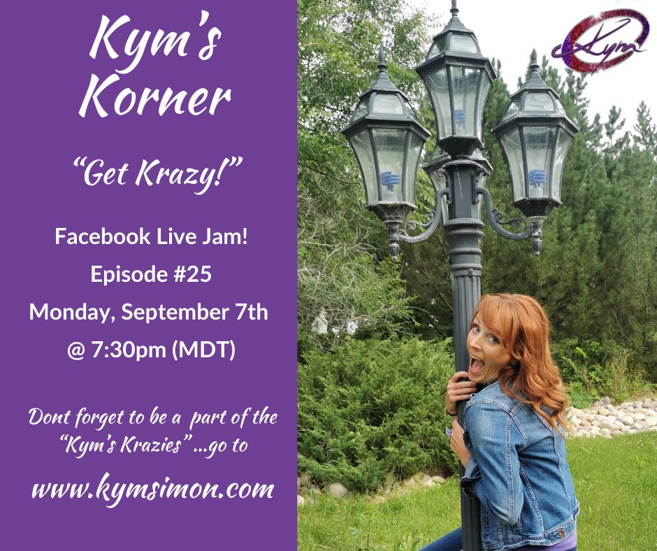 kymsimon's tweet photo. Gonna get Krazy as usual on #kymskorner! Kym tunes, some requests....gonna be good! See you tonight at my Facebook page! https://t.co/V0N4YYBF9m #facebookliveshow #acousticshows #kymskrazies https://t.co/EVvCjPCsLA