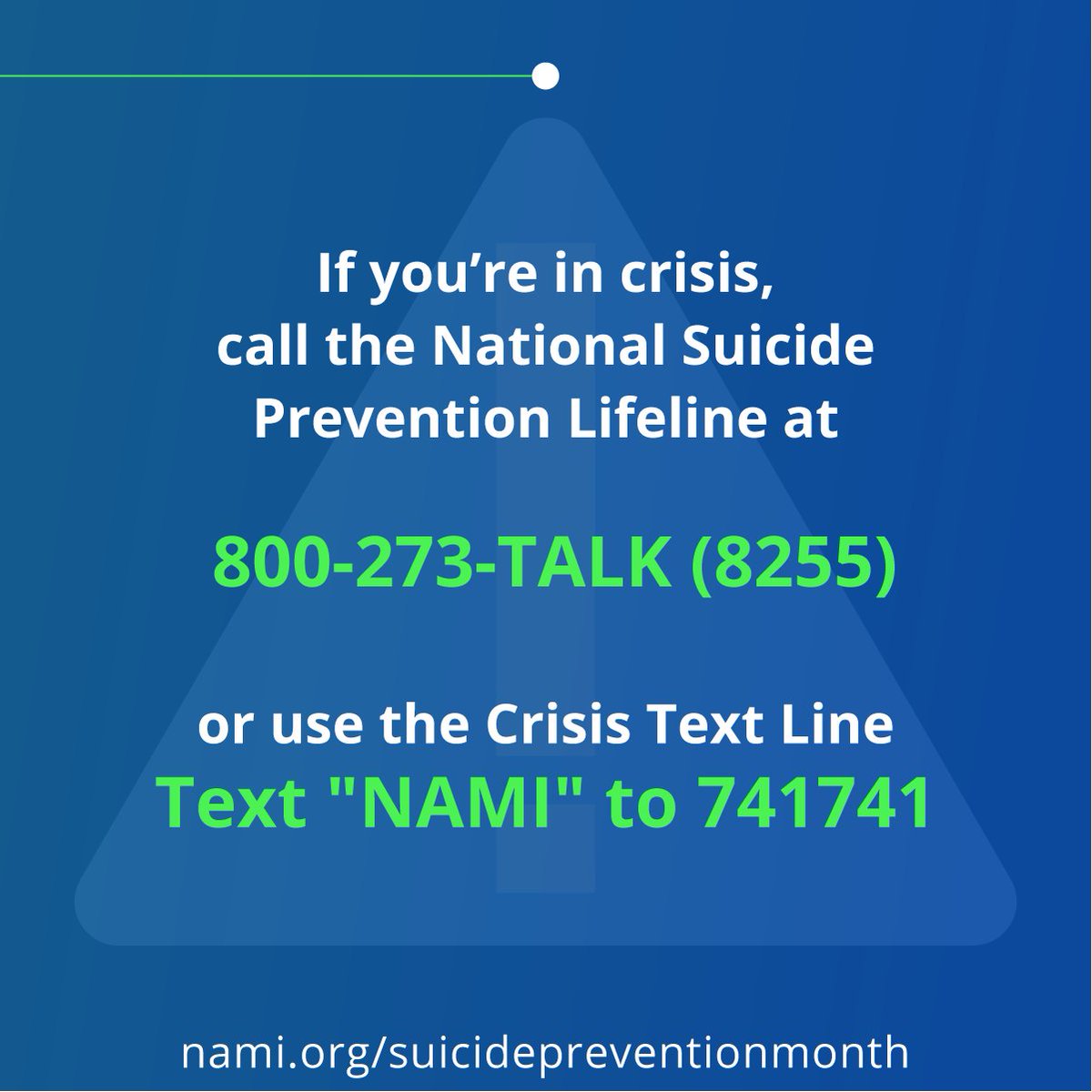 NAMI (@namicommunicate) on Twitter photo Learn the risk factors of suicide. Learn the risk factors of suicide.