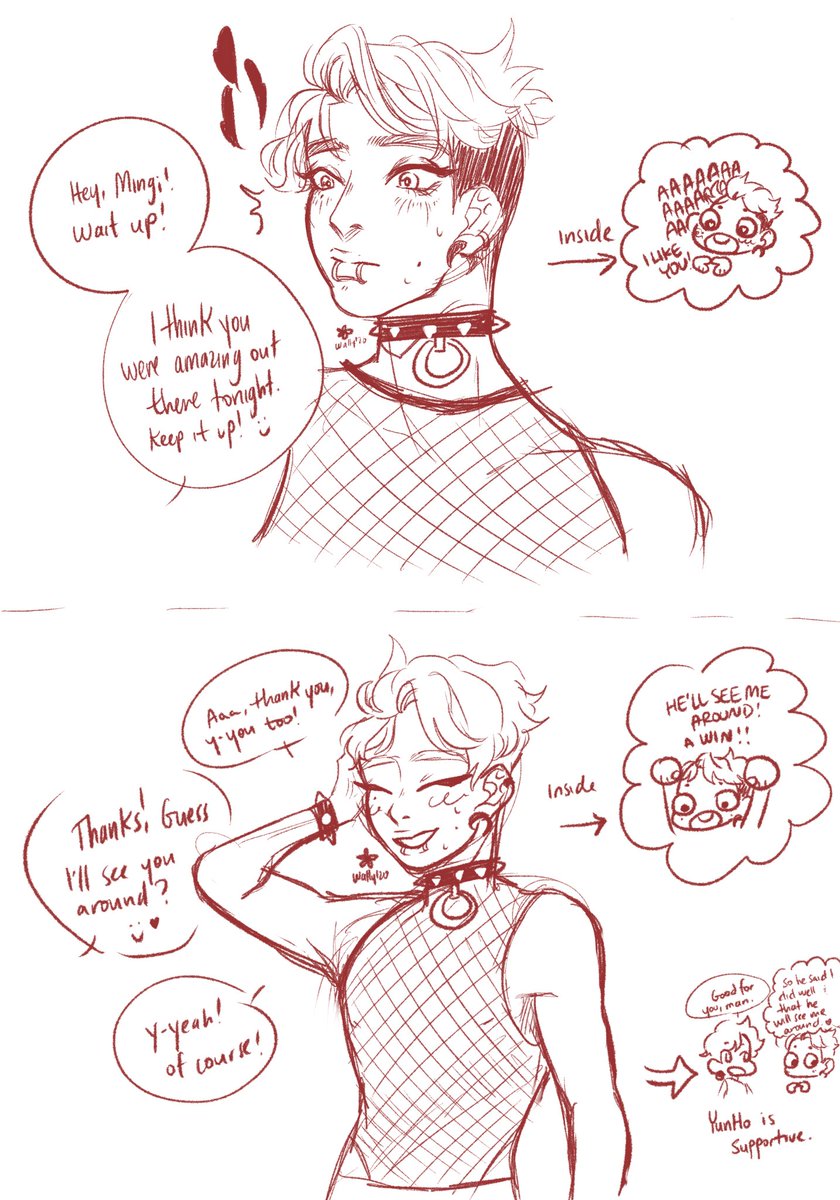 ?[ROCK BAND AU]?
Compliments
.
.
.
#ATEEZfanart #MINGI 