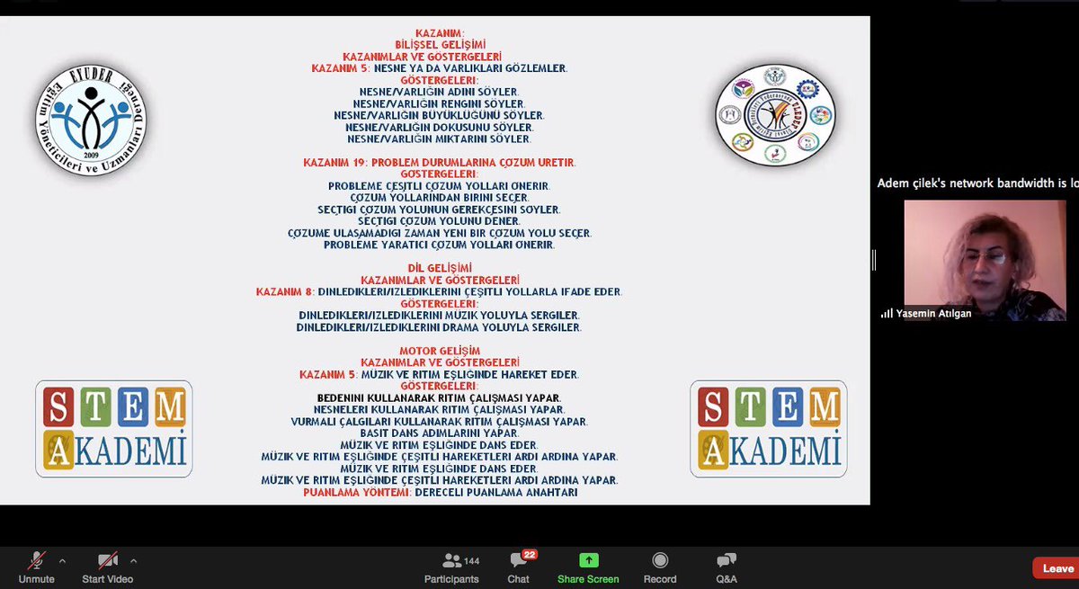 Stem_Akademi's tweet photo. EYUDER STEM Akademi Malatya il ve ilçe koordinatörlerimizin liderliğinde hazırlanan MALATYA Okul Oncesi STEM Webinarından kareler #stemakademi #eyuder #sevalorak #ademçilek #işimizeğitimgücümüzeğitim #ülkükalekaraaslan #malatya #okulöncesi #stem #kodlama https://t.co/5sZ2BlIJJJ