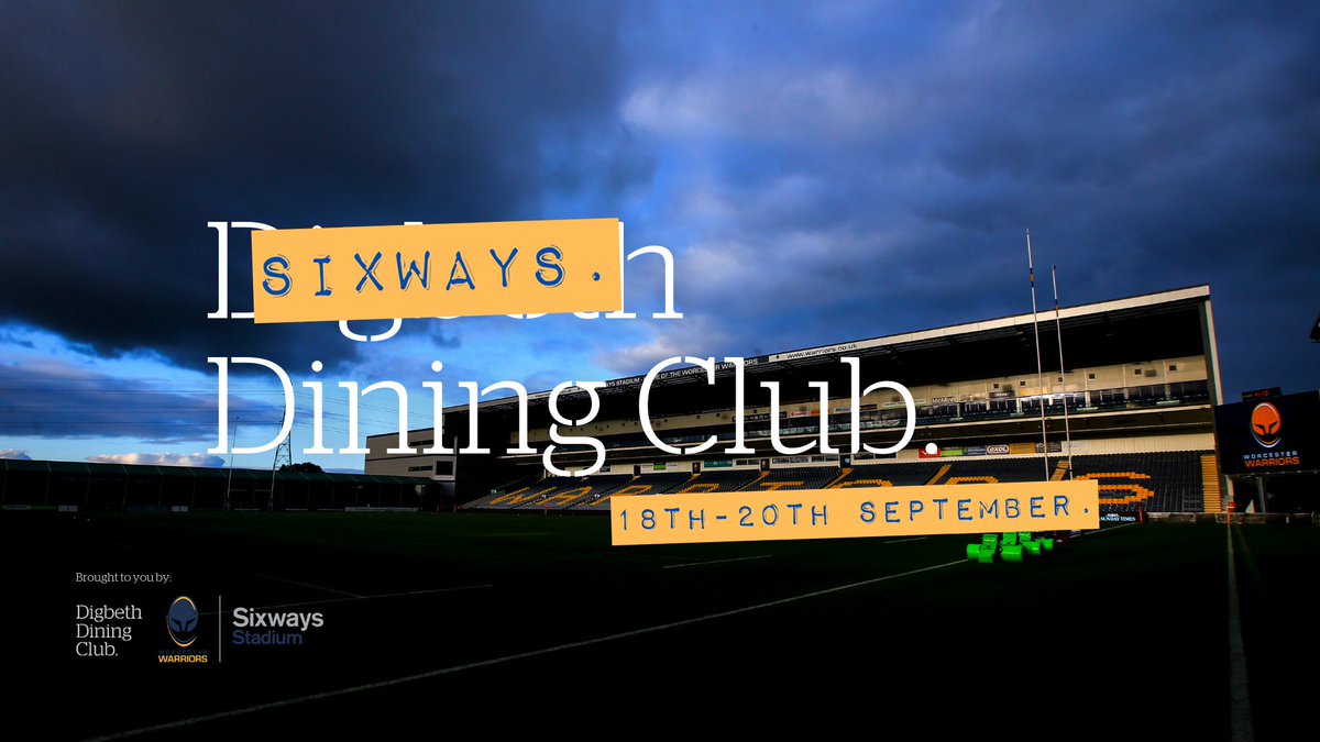 DigbethDiner's tweet photo. JUST ANNOUNCED 🚨

It's probably a few years overdue, but we are *finally* coming to Worcester! This time in the form of a partnership alongside @worcswarriors + @sixwaysstadium. 🏉

18-20th September. // More info 👉🏻https://t.co/kyKzvazqGF https://t.co/R9s2cMGgiN
