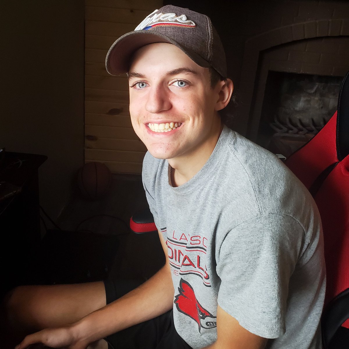 stephanie1978's tweet photo. This handsome young man is 15 years old today!  Ignore the cheesy smile...I made him pause his game to take this picture, so this is the best I could get, lol!  Happy Birthday Kaden Dakota!  We love you more than you will ever know! https://t.co/zpjT7TSO0N