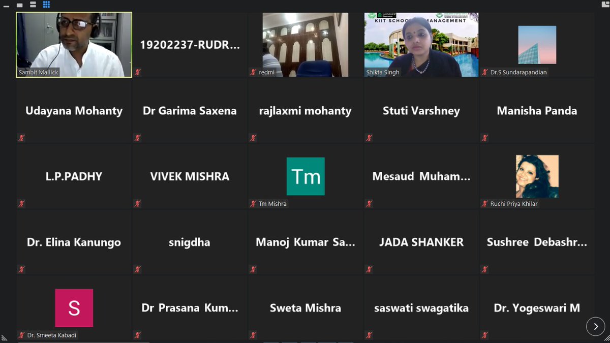 ksombbsr's tweet photo. As part of the 7 day Faculty Development Program on โLearning in Virtual Mediumโ, Day 1 saw two engaging sessions...
Dr. Debasish J Das on Simulation - Co founder...
https://t.co/zbauWgJGaX
#MOOCs #FDP #facultydevelopment #onlinelearning #onlinesimulation #kiituniversity https://t.co/NYGELsE8OH