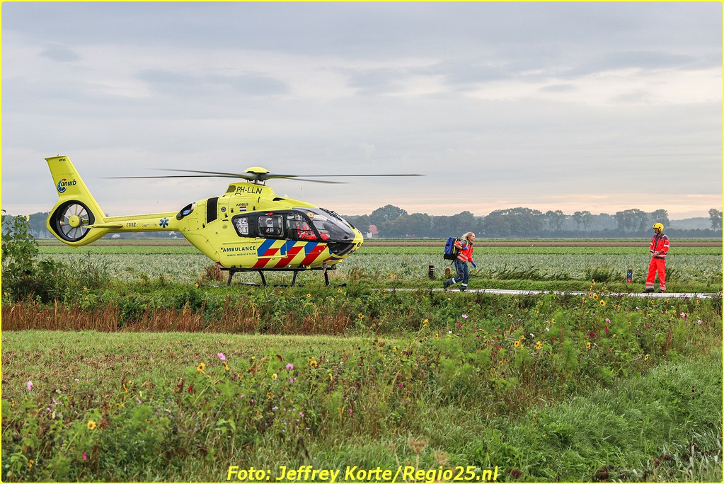 Gewonde bij aanrijding tussen vrachtwagens in Ens ..