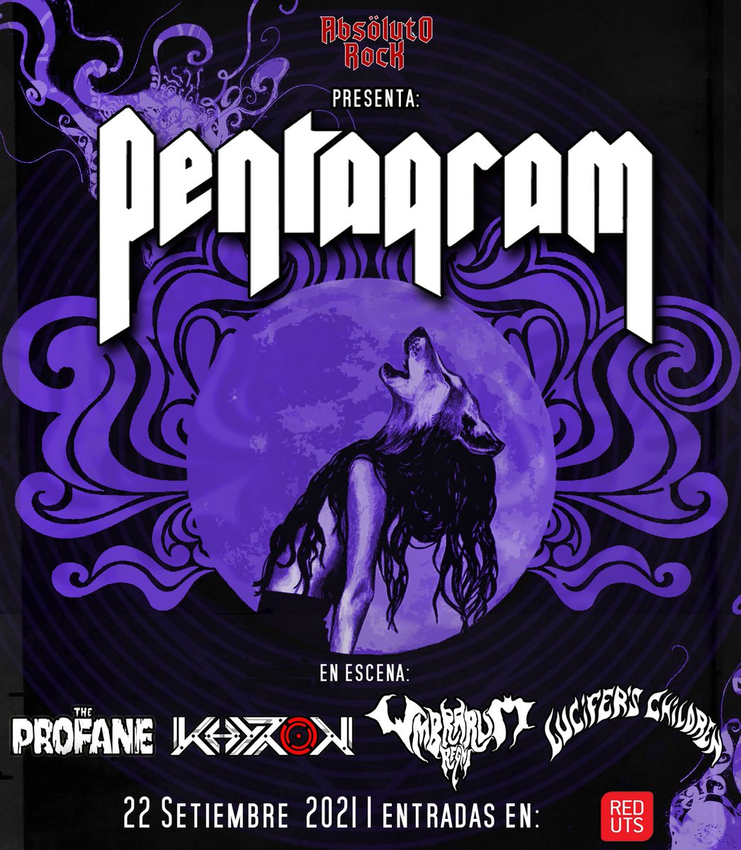 ♠️Tenemos el placer de anunciar la nueva fecha de Pentagram♠️

Miércoles 22 de Setiembre del 2021

Entradas en venta en RED UTS precios promocionales a Gs. 120.000

Obs: Las entradas previamente adquiridas siguen teniendo validez.

Link para compra online: reduts.com.py/evento/absolut…