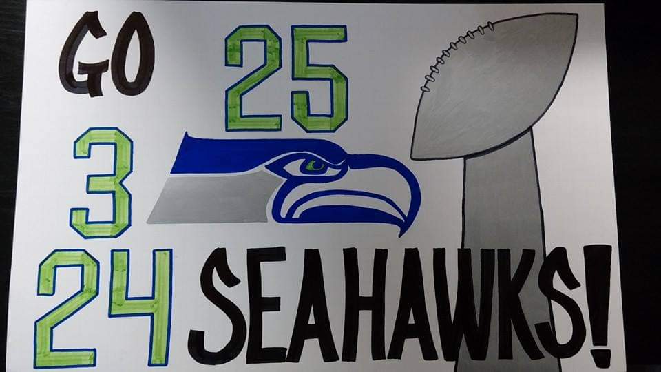  #SignLadyHistory A few sports-related ones made for the accomplishments of  @Seahawks  @Patriots  @Broncos and  @NHLBlackhawks...