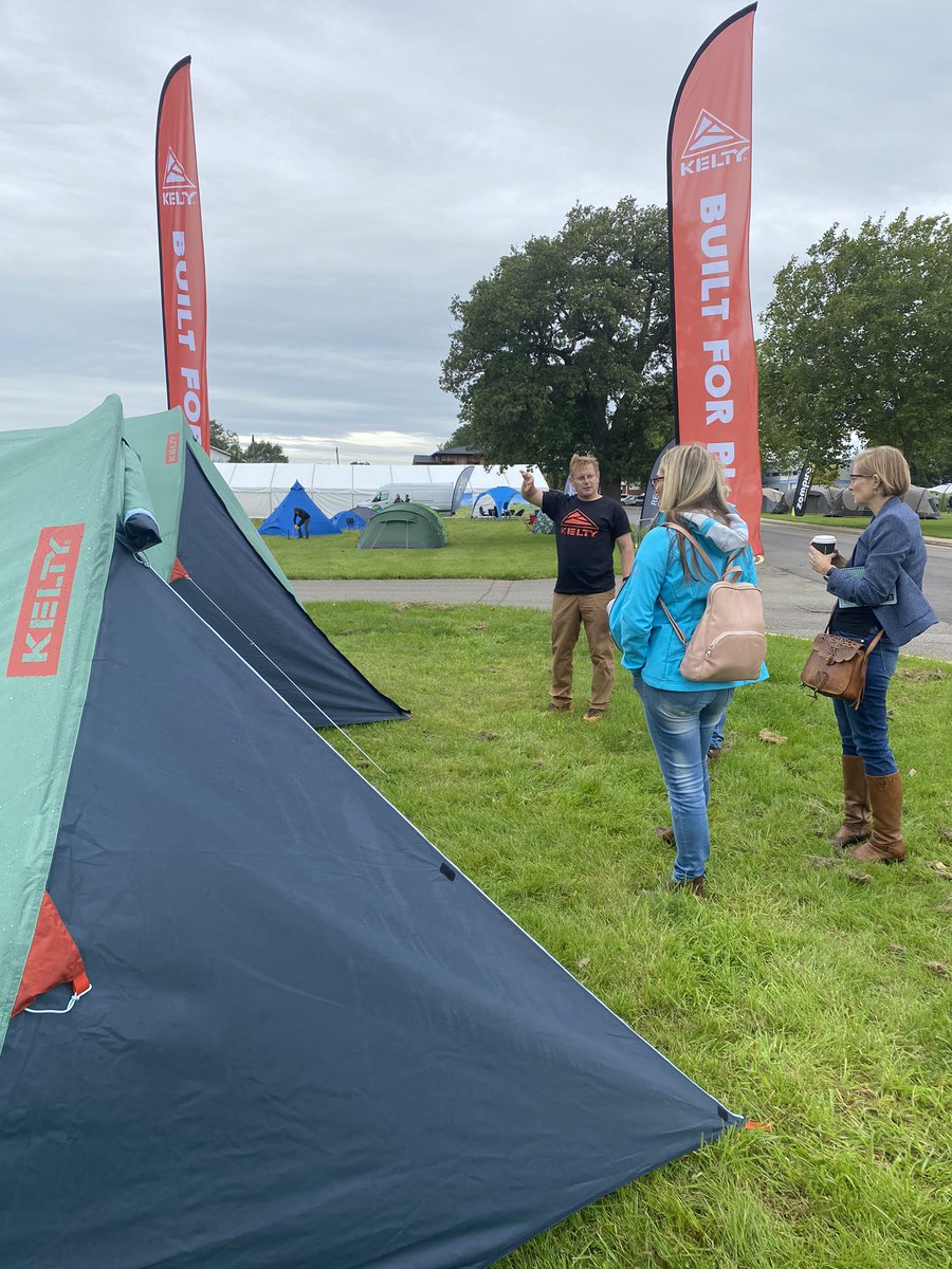 MCS_PR_EVENTS's tweet photo. Busy first two days at the Tent &amp; Awning Trade Show. A fantastic buzz and atmosphere, everyone glad to be meeting face to face (social distancing that is) one more day to go tomorrow  #outdoors #campinggear #camping   #awnings #tents #tradeshows #events #networking https://t.co/H3lKjYSTE7