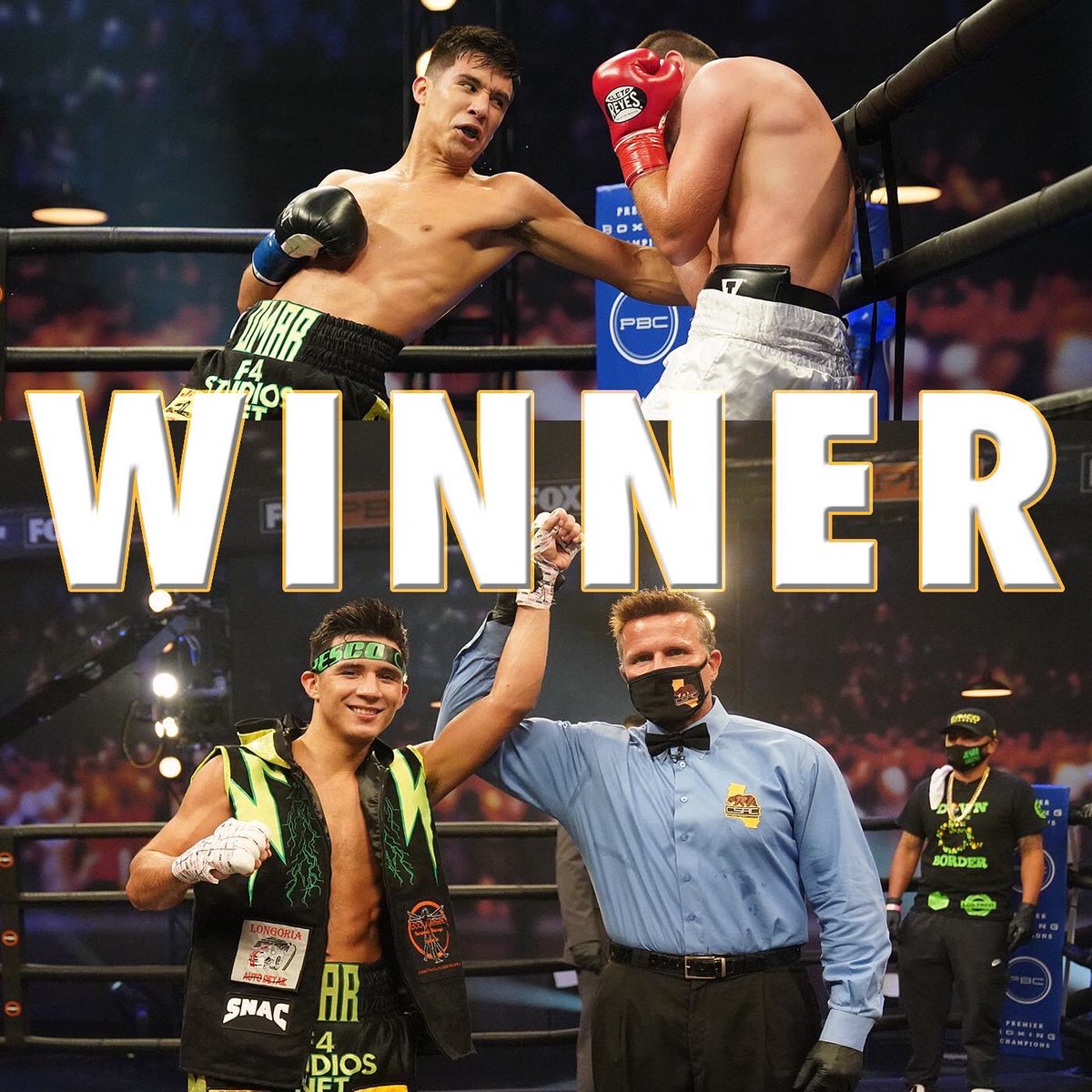 iamOmarJuarez's tweet photo. 9-0โก๏ธ๐ THANK YOU TO MY TEAM, SPONSORS AND SUPPORTERS!! #TeamRelampago will stay ready for whatโs next! #FromBrownsvilleTexas #PBConFOX #TeamSnac #TeamEverlast #f4studios #GCFitmeals #ArchetypeAthlete https://t.co/mL6Z5gIlVq