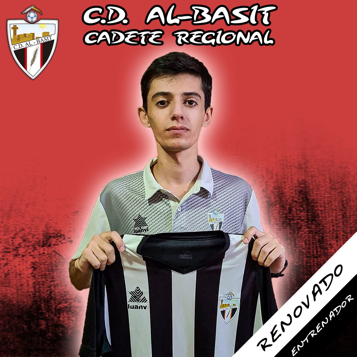 EscuelaAlBasit's tweet photo. ✍️ RENOVACIÓN | José Manuel Peña continuará como entrenador del Cadete REGIONAL del C.D. AL-BASIT en la temporada 20/21.
Será la 2ª temporada consecutiva del técnico al mando de este equipo, que volverá a competir en la máxima categoría en Castilla-La Mancha
#Vamosalbasit ⚫️⚪️⚫️ https://t.co/8RZ1F2ivBP