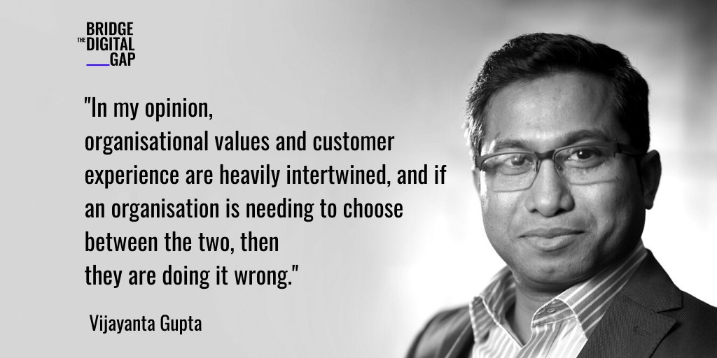 A high level of #customerexperience means a high level of #employeeexperience.

Check out the #bridgethegap study below to find out from Vijayanta Gupta and other #thoughtleaders on how to take your customer experience to the next level 🚀⬇
bit.ly/2QGJJAI
#CX #marketing