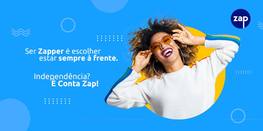 contadigitalzap's tweet photo. Na Conta Zap, você consegue fazer tudo que sua conta tradicional oferece, só que mais rápido, sem sair de casa e pelo seu aplicativo de mensagens favorito! Sem filas e tarifas, queremos facilitar a sua vida financeira. Vem pra Zap!
#contazap #semfilas #semtarifas #facilidade https://t.co/wVMI3wqFqY