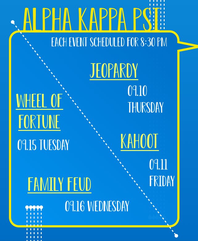 eupakpsi's tweet photo. The fall weather is back and so is the Fall 2020 Rush! Watch for individual event advertisements to join us at our virtual events #fall2020rush #akpsi #edinborouniversity https://t.co/STAf7RclmZ
