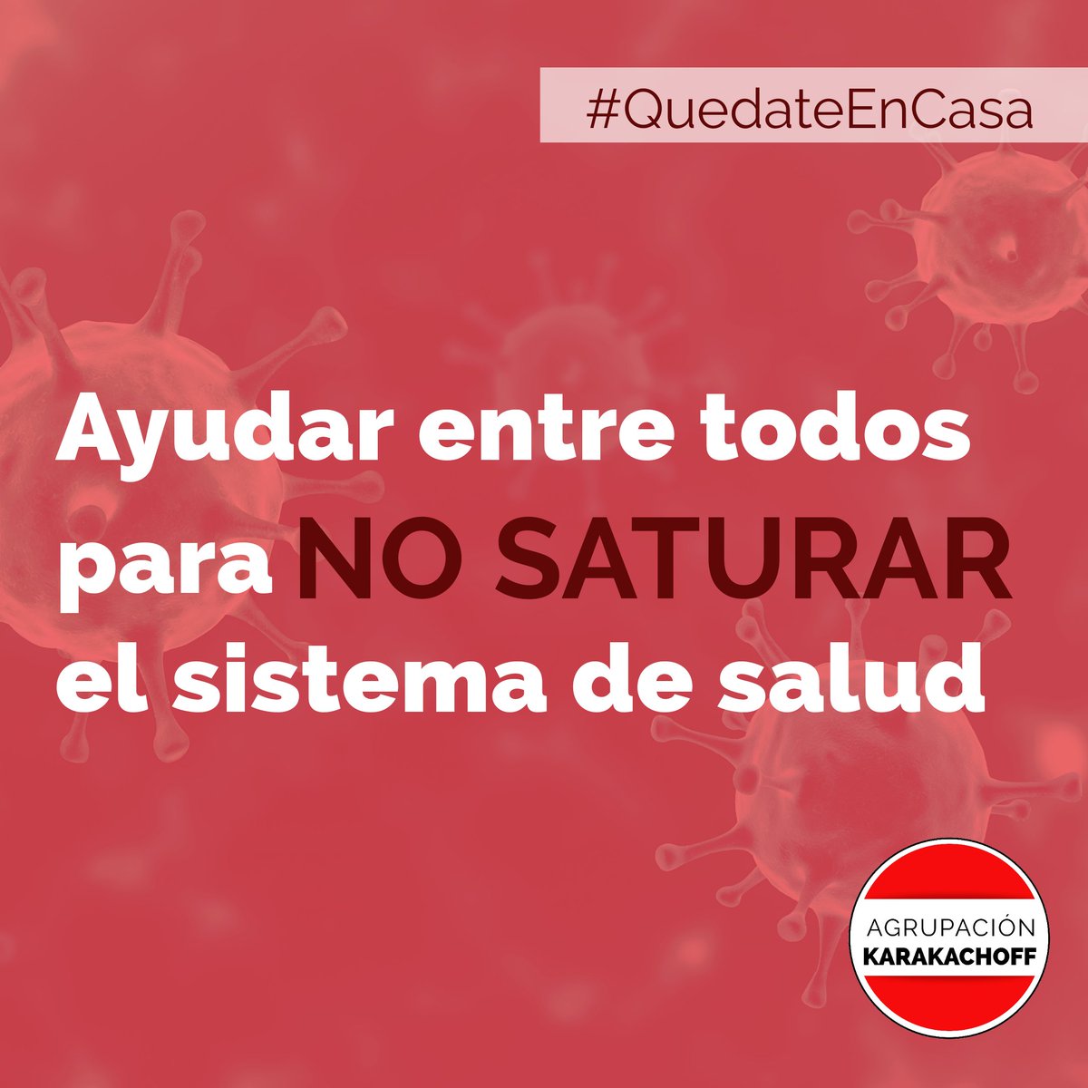 lakarakachoff's tweet photo. 📌 CUIDARNOS MÁS QUE NUNCA

Cuidar a quienes nos cuidan. Cuidarnos y cuidar a los que más queremos.

14 días para #VolverAEstarMejor

#EntreTodosNosCuidamos
#RosarioSeCuida https://t.co/BhDxbBHB4K