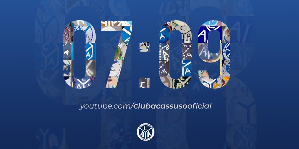 AcassusoOficial's tweet photo. 🕖07:09 PM
¡ La hora para festejar juntos este aniversario ! 💙

¿ Donde ? en nuestro canal oficial 👇
💻 https://t.co/ACSXudWC2N

#Acassuso98años #FaltaMenos https://t.co/AUc8ZQK5qX