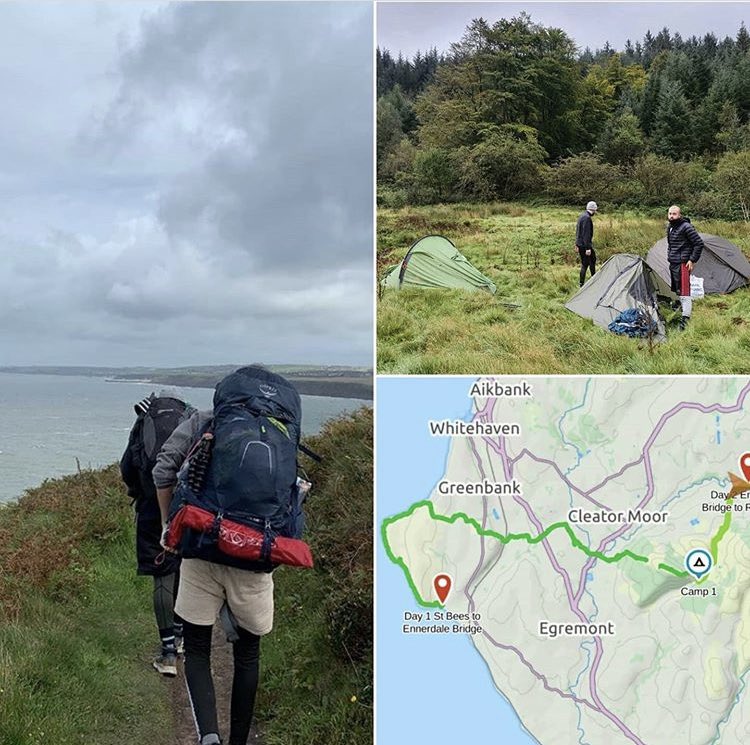 FHealthCharity's tweet photo. Day 3 walking #coasttocoast from St.Bees to Robin Hoods Bay

197 miles over 2 weeks...camping ⛺️ &amp; carrying everything with them

Bit windy &amp; nature around them raising money for our #strokeAppeal

Please support them as they’re amazing

https://t.co/HMdgVbLaYA

Onwards &amp; upward https://t.co/RpzvHZS1mg