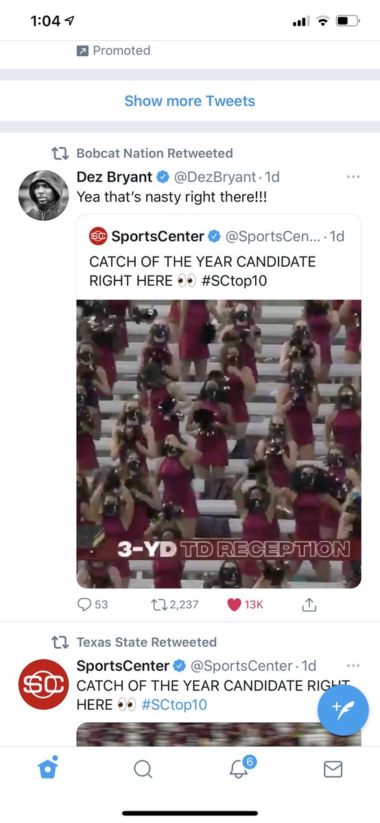 TalkToMeMoFo's tweet image. So is this a catch??! YEP!! Ya dang skippy it was. Even Dez agrees. Lol.