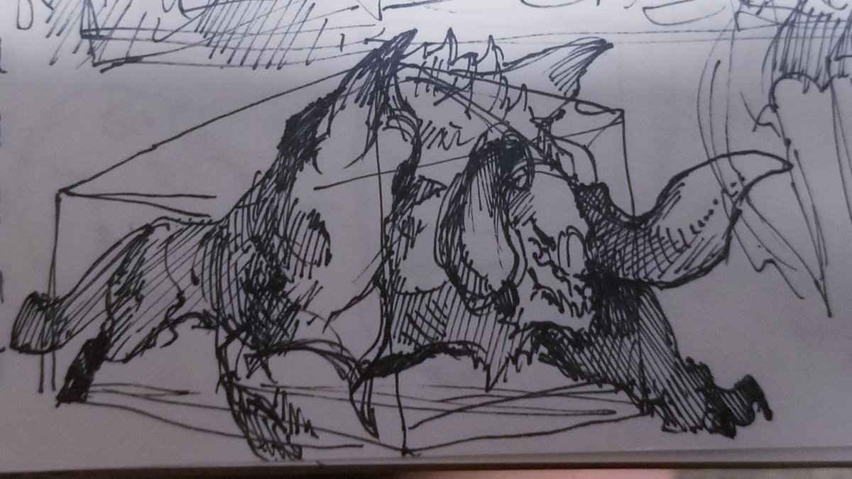 迫力あるの描きたいのう… 