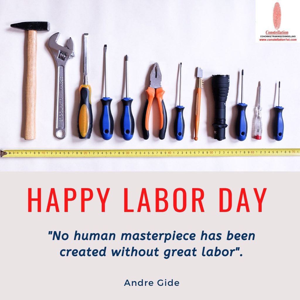 ConstellCoach's tweet photo. Happy Labor Day!  
.
.
.
#laborday #constellationbrilliance #coaching #forbescoach #excellence https://t.co/jcAjRvc7zb