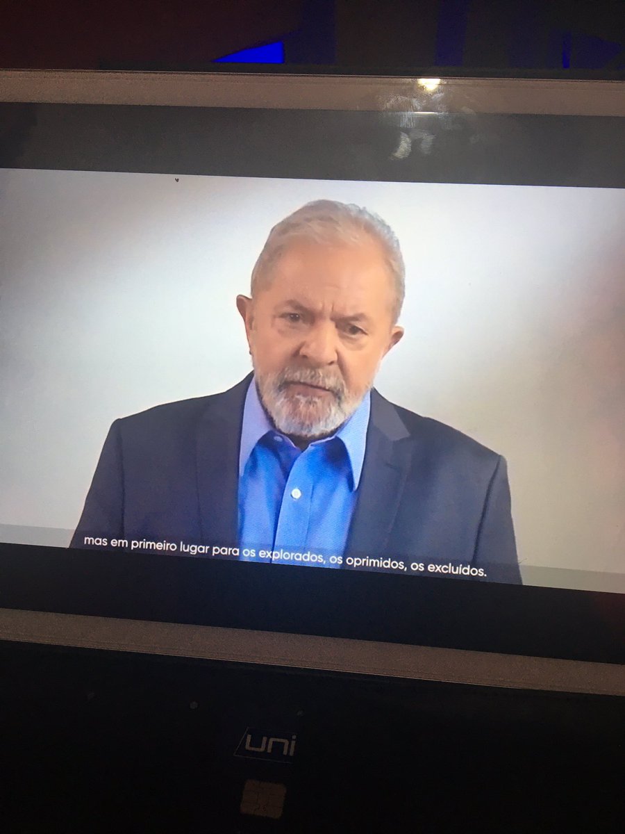 Saudades de um presidente de verdade,né minha filha! #LulaFalaAoBrasil