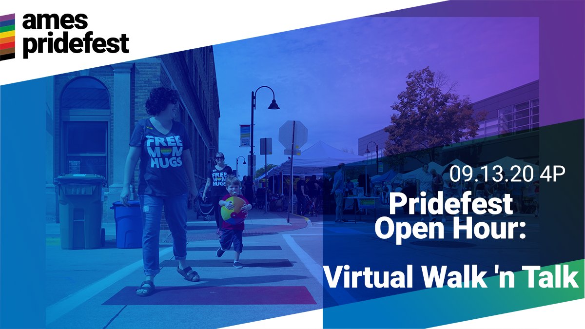 PrideAmes's tweet photo. This Sunday, put on your walking shoes, mask, and grab your phone to join us for our next Open Hour! Share the beautiful scenery of your environment and enjoy the outdoors.

More details here➡️https://t.co/ygv72hbypZ https://t.co/0wSRKmTC2N