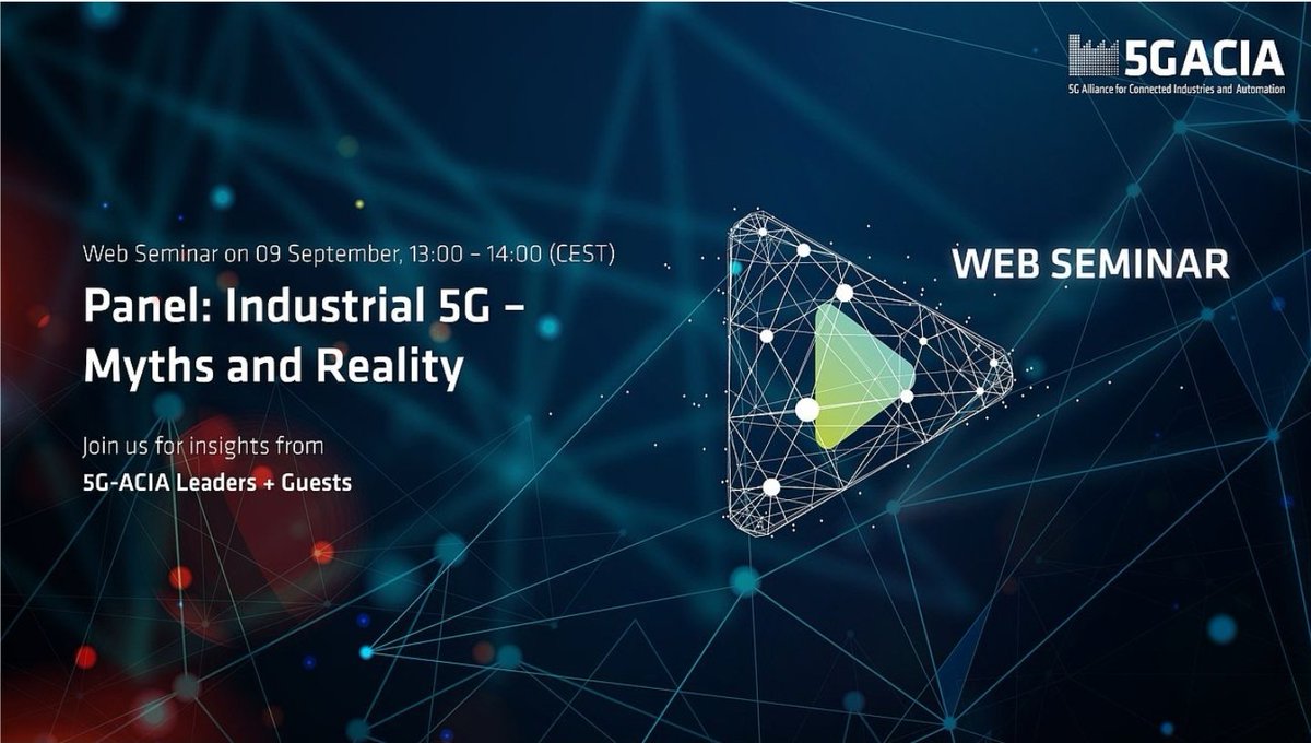 SylviaLuUk's tweet photo. I'll be joining the @5G_ACIA panel discuss #5GACIA work, with #AndreasPfaff @MitsubishiFAEU, #BenediktRauscher @PepperlFuchs, @ChristianB1980 @TRUMPFinc, #JosefEichinger @Huawei_Europe, #RiccardoGuerzoni @nttdocomo, @A_Mueller_5G @BoschGlobal
https://t.co/6AsINYWjqC
#5G @UK_5G https://t.co/i1yyoGq795