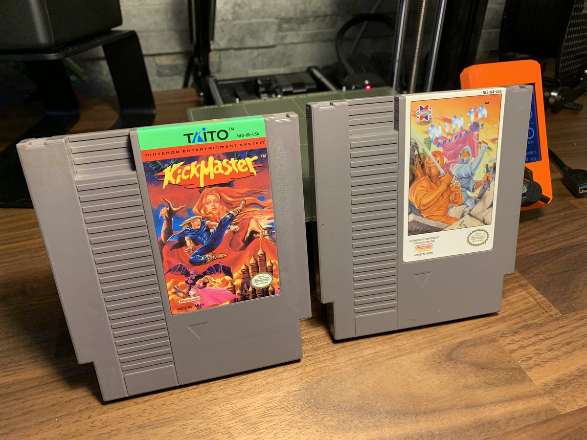 RetroGameCabs's tweet photo. Picked up a few good NES games that I didn't have at the swap meet yesterday with @AyDeee10 #retrogaming https://t.co/3UhcbeXkJB