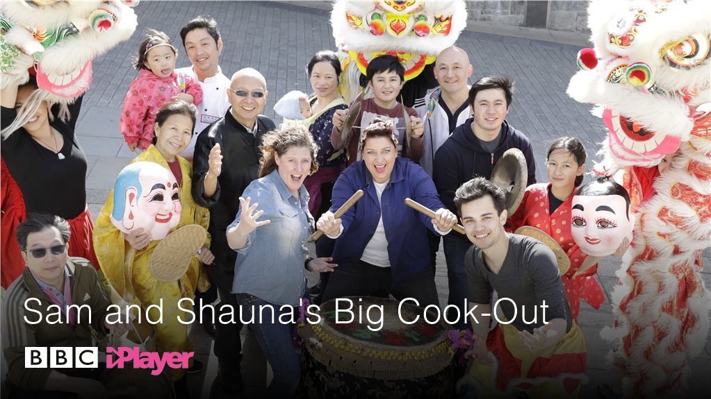 BBCWales's tweet photo. Last summer, BBQ queens Sam and Shauna met and celebrated Bangor’s Chinese community with a magnificent menu.

🆕 Sam and Shauna's #BigCookOut 
📺 Tonight, 8pm - @BBCTwo Wales https://t.co/CUuKlsSxC1